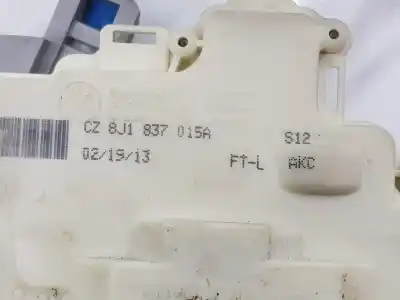 Second-hand car spare part left front door lock for audi q3 (8ub, 8ug) 2.0 tdi oem iam references 8j1837015a  8j1837015a