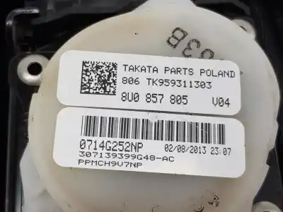 Автозапчастина б/у задній правий ремін безпеки для audi q3 (8ub, 8ug) 2.0 tdi посилання на oem iam 8u0857805  8u0857805