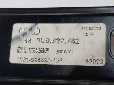 Second-hand car spare part passenger side right window regulator for audi q3 (8ub, 8ug) 2.0 tdi oem iam references 8u0837462  8u0837462