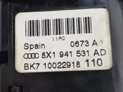 Second-hand car spare part headlights switch for audi q3 (8ub, 8ug) 2.0 tdi oem iam references 8x1941531ad  8x1941531ad