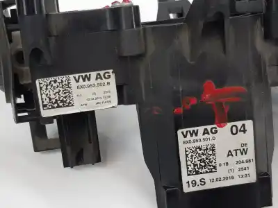 Second-hand car spare part steering wheel switch for audi q3 (8ub, 8ug) 2.0 tdi oem iam references 8x0953502b  8x0953502