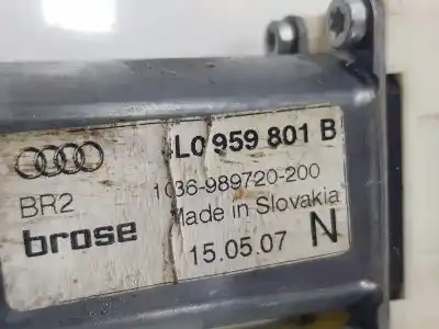 Автозапчастина б/у двиг скла задне ліво для a3 q7 3.0 v6 24v tdi посилання на oem iam 4l0959801b  4l0959801b
