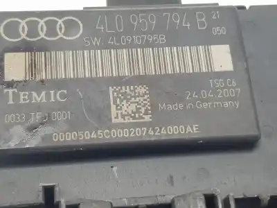 Автозапчастина б/у електронний модуль для a3 q7 3.0 v6 24v tdi посилання на oem iam 4l0959794b  4l0959794b