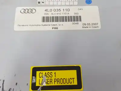 Автозапчасти б/у аудиосистема / радио cd за a3 q7 3.0 v6 24v tdi ссылки oem iam 4l0035110  4l0035110