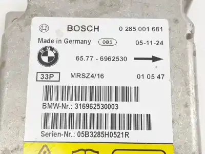 Second-hand car spare part airbag control unit for bmw x5 (e53) 3.0 d oem iam references 65776962530  9345358