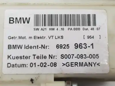 Second-hand car spare part left front window motor for bmw x3 (e83) 2.0d oem iam references 6925963  67626925963