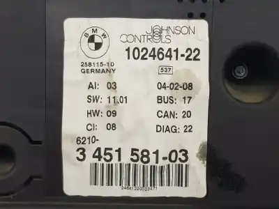 Second-hand car spare part dashboard for bmw x3 (e83) 2.0d oem iam references 62103451581  3451581
