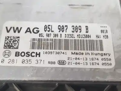 Автозапчастина б/у ебу контролер двигуна для skoda superb combi (3v5) 2.0 tdi посилання на oem iam 05l907309b  05l906022e