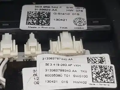 Автозапчастина б/у кермо для skoda superb combi (3v5) 2.0 tdi посилання на oem iam 5e3419093ap  5e3419093ap