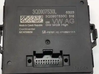 Автозапчастина б/у електронний модуль для skoda superb (3v3) 2.0 tdi посилання на oem iam 3q0907530l  3q0907530l