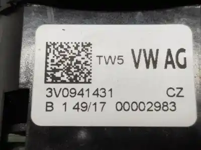 Автозапчастина б/у управління світлом для skoda superb (3v3) 2.0 tdi посилання на oem iam 3v0941431  3v0941431