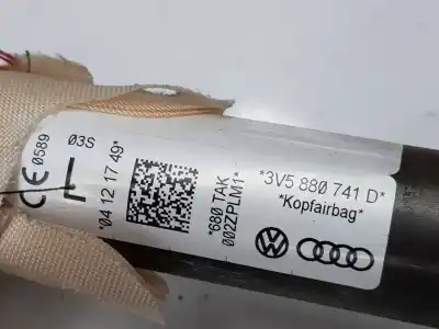 Автозапчастина б/у передня ліва подушка безпеки для skoda superb (3v3) 2.0 tdi посилання на oem iam 3v5880741d  3v5880741d