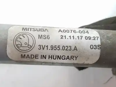 Автозапчастина б/у двигатель передніх склоочисників для skoda superb (3v3) 2.0 tdi посилання на oem iam 3v1955023a  3v1955023a
