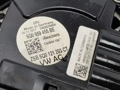 Автозапчастина б/у електро вентилятор для skoda superb (3v3) 2.0 tdi посилання на oem iam 5q0959455be  5q0121203ct