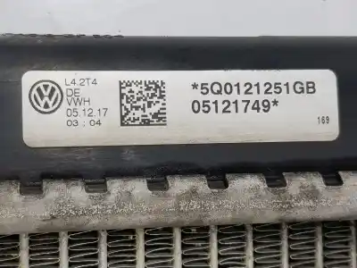 Автозапчастина б/у водяний радіатор для skoda superb (3v3) 2.0 tdi посилання на oem iam 5q0121251gb  5q0121251gb