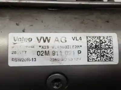 Автозапчастина б/у двигун запускається для skoda superb (3v3) 2.0 tdi посилання на oem iam 02m911021p  02m911021p