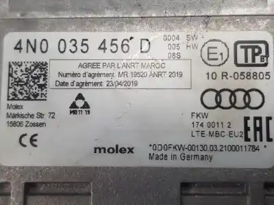Автозапчасти б/у электронный модуль за skoda superb combi (3v5) 2.0 tdi ссылки oem iam 4n0035456d  4n0035456d