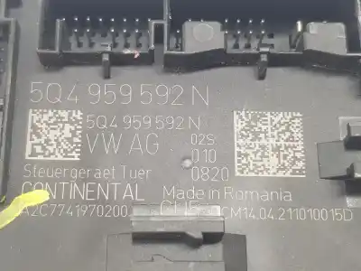 Автозапчастина б/у електронний модуль для skoda superb combi (3v5) 2.0 tdi посилання на oem iam 5q4959592n  5q4959592n
