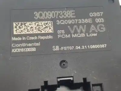 Peça sobressalente para automóvel em segunda mão módulo eletrônico por skoda superb combi (3v5) 2.0 tdi referências oem iam 3q0907338e  3q0907338e