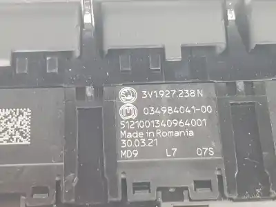 Автозапчастина б/у вимикач для skoda superb combi (3v5) 2.0 tdi посилання на oem iam 3v1927238n  3v1927238n