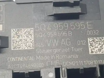 Second-hand car spare part electronic module for skoda superb (3v3) 2.0 tdi oem iam references 5q4959595e  5q4959595e