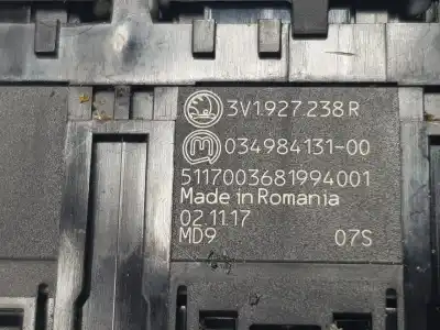 Автозапчастина б/у вимикач для skoda superb (3v3) 2.0 tdi посилання на oem iam 3v1927238r  3v1927238r