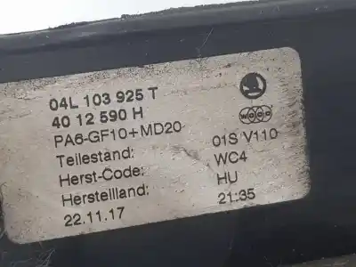 Автозапчасти б/у крышка двигателя за skoda superb (3v3) 2.0 tdi ссылки oem iam 04l103925t  04l103925t