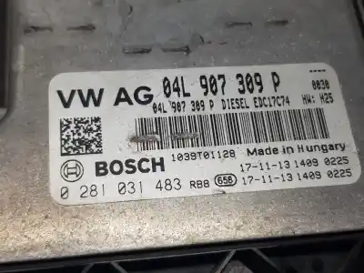 Автозапчастина б/у ебу контролер двигуна для skoda superb (3v3) 2.0 tdi посилання на oem iam 04l907309p  04l906026lq
