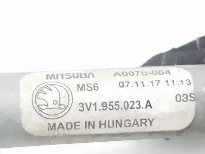 Автозапчастина б/у двигатель передніх склоочисників для skoda superb (3v3) 2.0 tdi посилання на oem iam 3v1955023a  3v1955023a