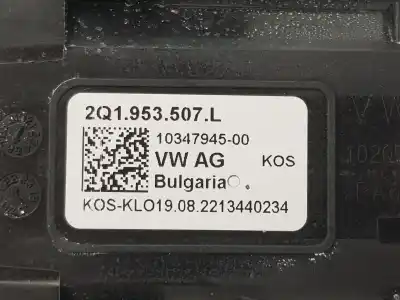 Tweedehands auto-onderdeel stuurwielbediening voor seat ibiza 1.0 tsi oem iam-referenties 2q1953507l 2q0953513 