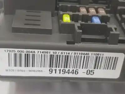 Second-hand car spare part fuse box unit for bmw x1 (e84) xdrive 20d oem iam references 9119446  9119445