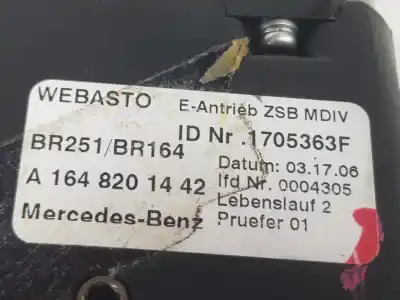 Автозапчасти б/у электродвигатель крыши за clase c clase m 3.0 cdi ссылки oem iam a1648201442  a1648201442