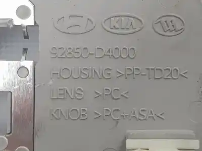 Second-hand car spare part interior light for kia optima (jf) 1.7 crdi oem iam references 92850d4000  92850d4000bga