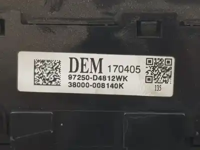 Peça sobressalente para automóvel em segunda mão comando de sofagem (chauffage / ar condicionado) por kia optima (jf) 1.7 crdi referências oem iam 97250d4812wk  97250d4812wk