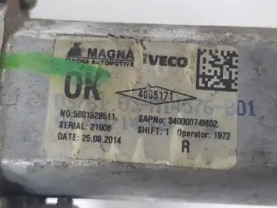 Автозапчасти б/у мотор стекла переднего правого за iveco daily furgón 2.3 diesel cat ссылки oem iam 5801528511  5801528511