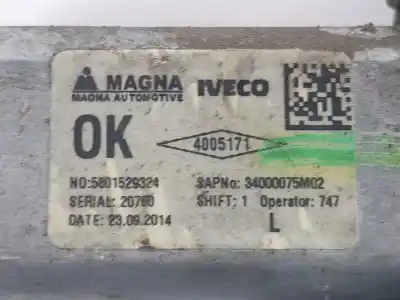 Автозапчасти б/у мотор переднего левого стекла за iveco daily furgón 2.3 diesel cat ссылки oem iam 5801529324  5801529324