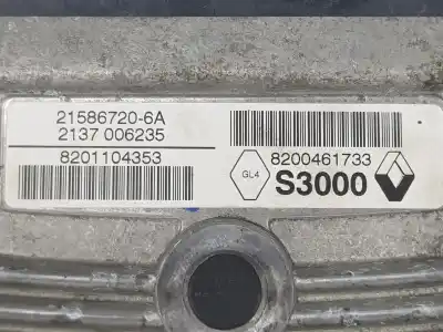 Second-hand car spare part ecu engine control for renault grand modus 1.6 16v oem iam references 8200461733  8201104353