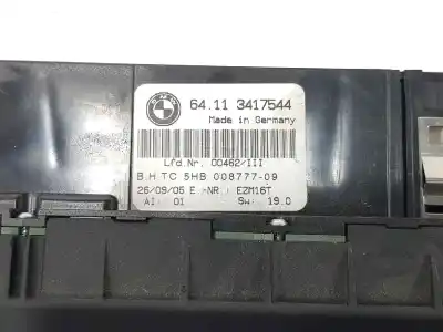 Peça sobressalente para automóvel em segunda mão comando de sofagem (chauffage / ar condicionado) por bmw x3 (e83) 3.0 d referências oem iam 64113417544  64113417544