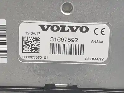Peça sobressalente para automóvel em segunda mão antena por volvo xc60 2.0 d referências oem iam 31667592  39850858