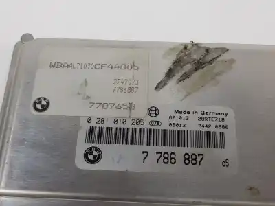 Second-hand car spare part ecu engine control for bmw 3 (e46) 320 d oem iam references 7786887  13617786887