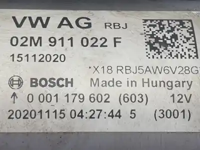Автозапчасти б/у двигатель запускается за skoda fabia combi black edition ссылки oem iam 02m911022f  02m911022f