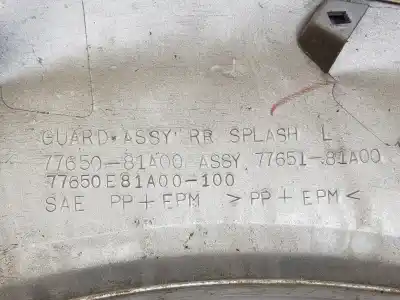 Second-hand car spare part rear left winglet for suzuki jimny sn (fj) 1.3 16v cat 82 cv / 60 kw oem iam references 7765081a00  7765081a00z2s