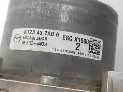 Second-hand car spare part abs for mazda cx5 2.2 turbodiesel oem iam references k123437a0b  k123437a0b