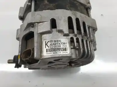 Second-hand car spare part alternator for mazda cx5 2.2 turbodiesel oem iam references a2tx7381  shdg18300