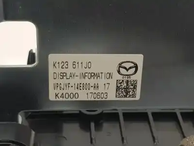Second-hand car spare part multifunction display for mazda cx5 ke style 2wd oem iam references k123611j0  k123611j0