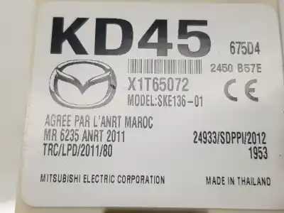 Second-hand car spare part electronic module for mazda 3 lim. () 2.0 cat oem iam references kd45675d4  kd45675d4