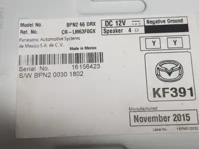 Second-hand car spare part electronic module for mazda 3 lim. () 2.0 cat oem iam references bpn266drx  bpn266drx