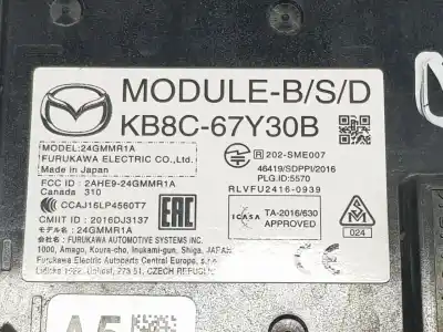Second-hand car spare part electronic module for mazda cx5 ke style 2wd oem iam references kb8c67y30b  kb8c67y30b