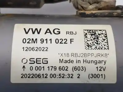 Second-hand car spare part complete engine for seat ibiza 1.0 tsi oem iam references 02m911022f  02m911022f
