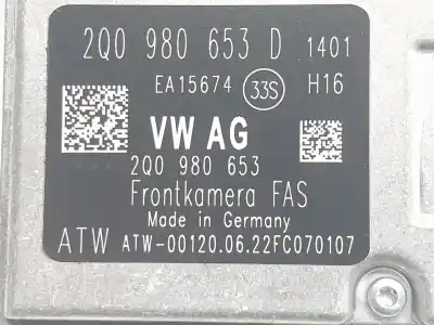 Second-hand car spare part camera for seat ibiza 1.0 tsi oem iam references 2q0980653d  2q0980653d